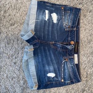Dark wash shorts from aeropostale!
